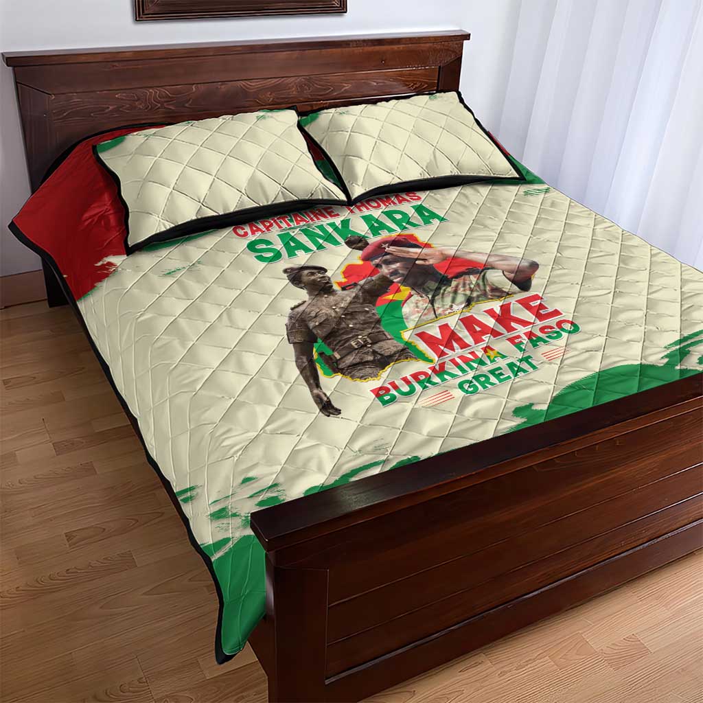 Thomas Sankara Quilt Bed Set Make Burkina Faso Great