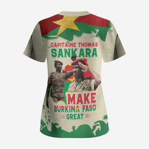 Thomas Sankara Scrub Top Make Burkina Faso Great
