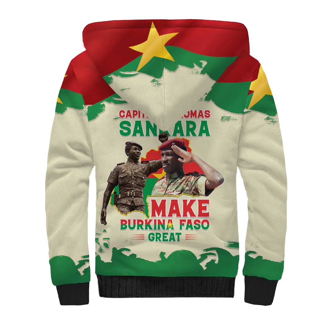 Thomas Sankara Sherpa Hoodie Make Burkina Faso Great