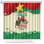 Thomas Sankara Shower Curtain Make Burkina Faso Great