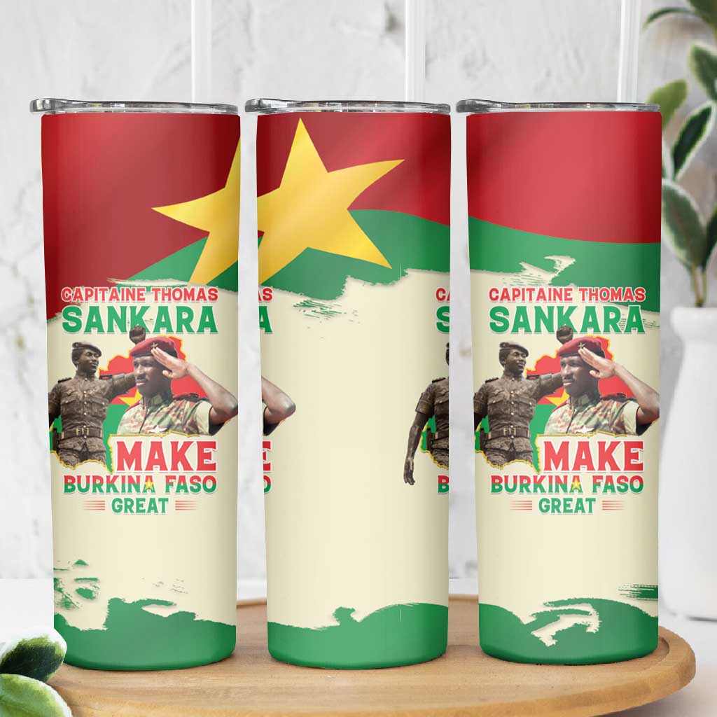Thomas Sankara Skinny Tumbler Make Burkina Faso Great