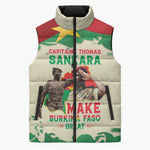 Thomas Sankara Sleeveless Puffer Jacket Make Burkina Faso Great