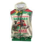 Thomas Sankara Sleeveless Zip Hoodie Make Burkina Faso Great