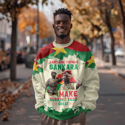 Thomas Sankara Sweatshirt Make Burkina Faso Great