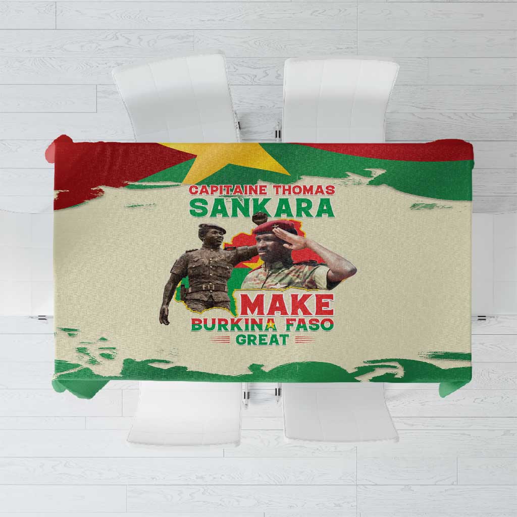 Thomas Sankara Tablecloth Make Burkina Faso Great