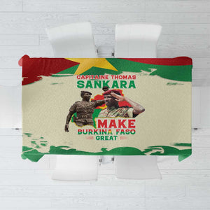 Thomas Sankara Tablecloth Make Burkina Faso Great