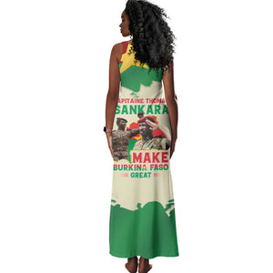 Thomas Sankara Tank Maxi Dress Make Burkina Faso Great