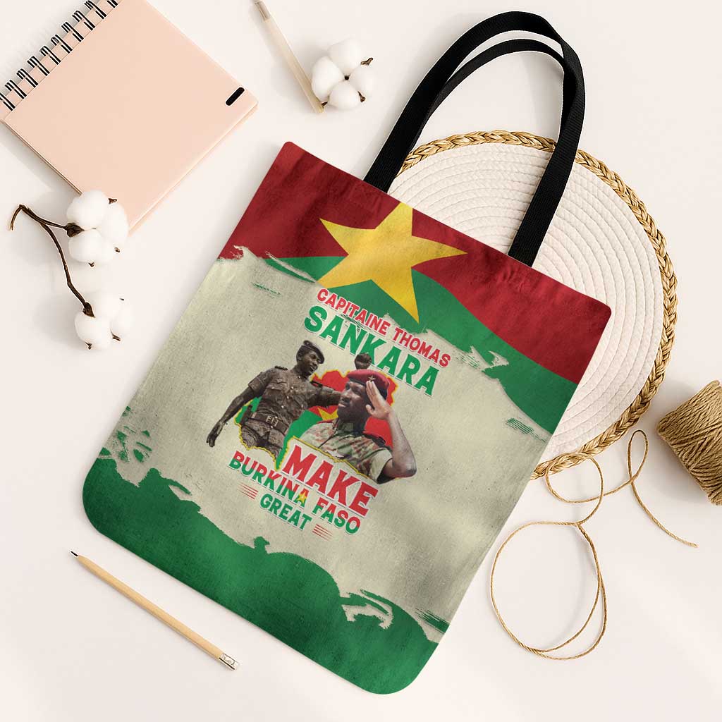 Thomas Sankara Tote Bag Make Burkina Faso Great