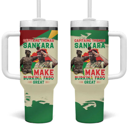 Thomas Sankara Tumbler With Handle Make Burkina Faso Great