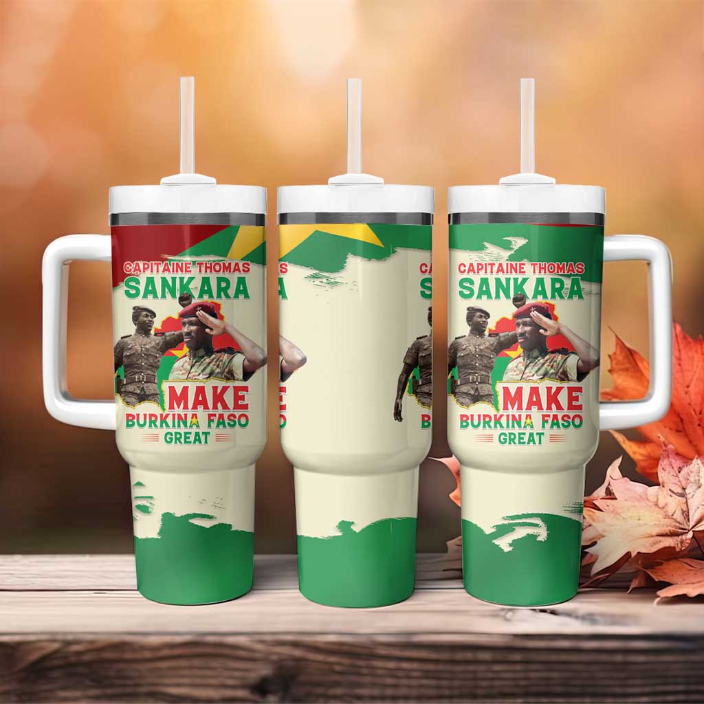 Thomas Sankara Tumbler With Handle Make Burkina Faso Great