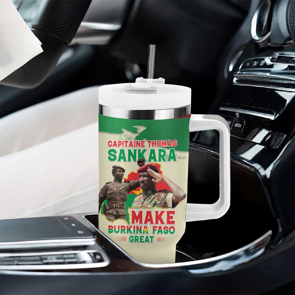 Thomas Sankara Tumbler With Handle Make Burkina Faso Great