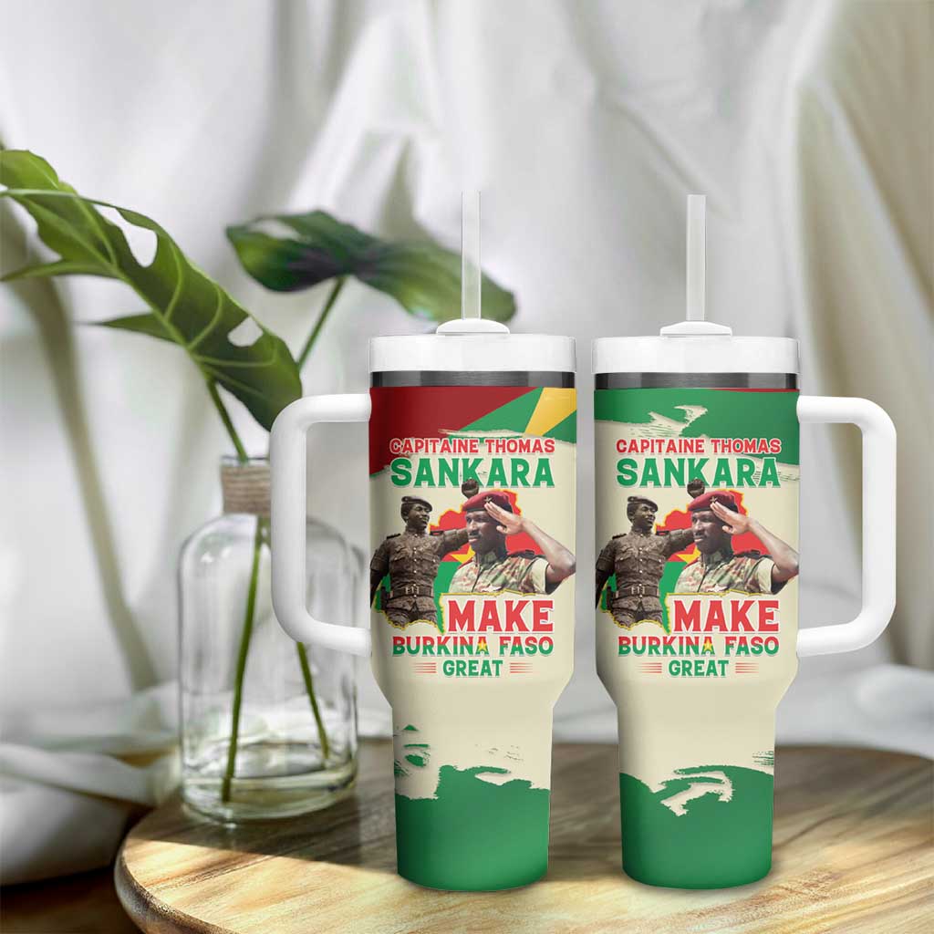 Thomas Sankara Tumbler With Handle Make Burkina Faso Great