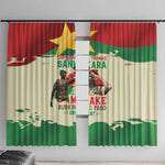 Thomas Sankara Window Curtain Make Burkina Faso Great