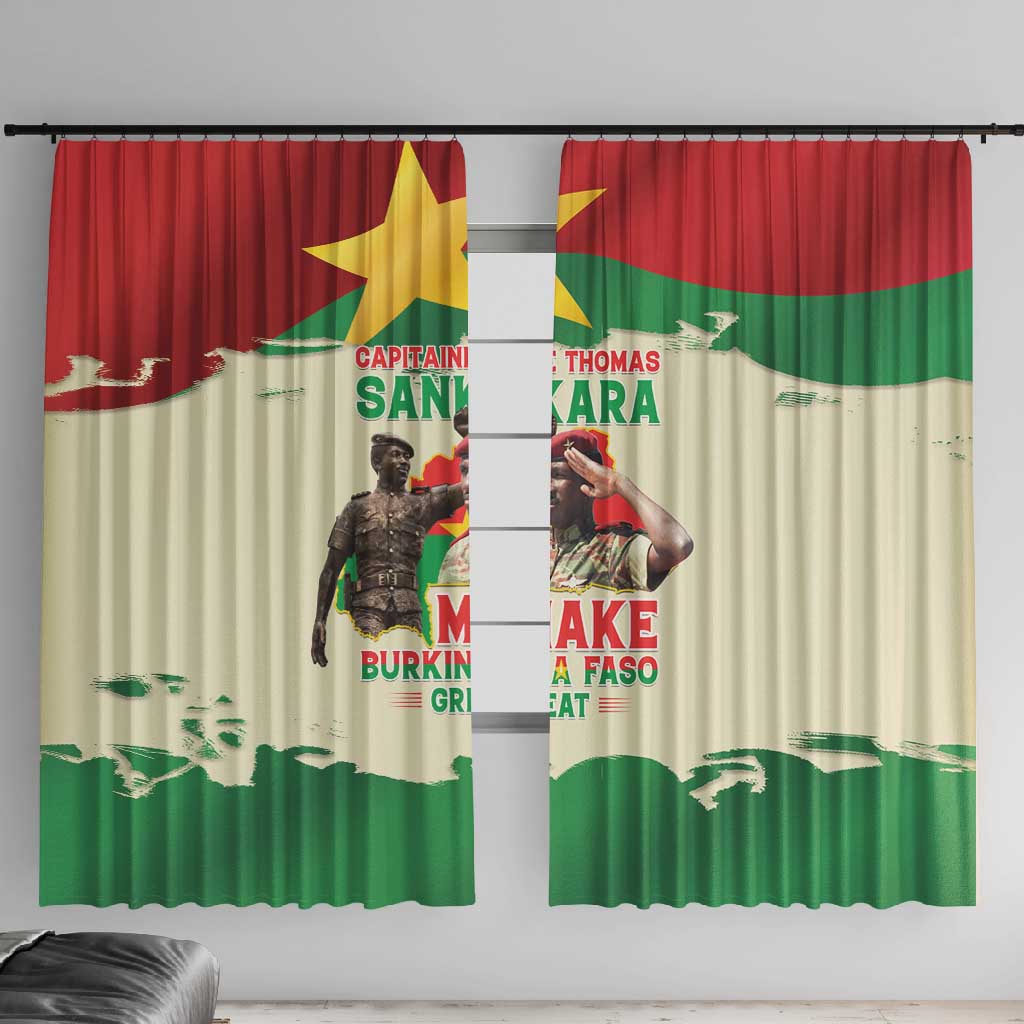 Thomas Sankara Window Curtain Make Burkina Faso Great
