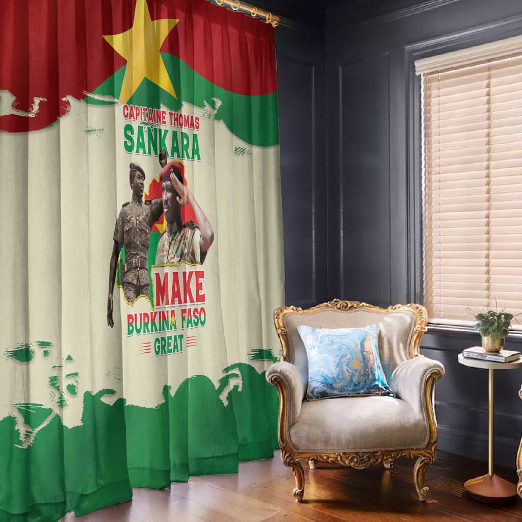 Thomas Sankara Window Curtain Make Burkina Faso Great