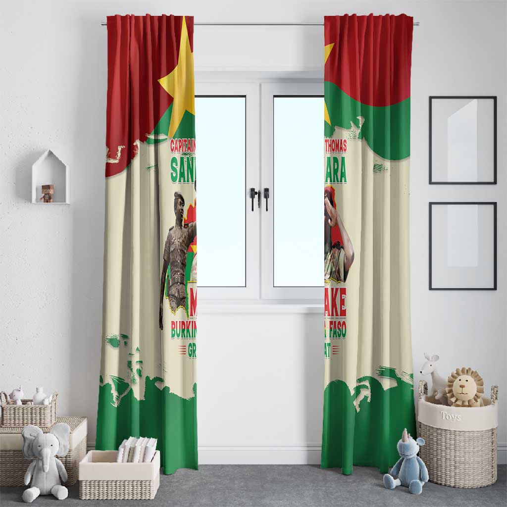 Thomas Sankara Window Curtain Make Burkina Faso Great