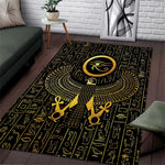Ancient Egyptian Area Rug Horus Falcon God