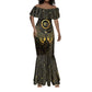 Ancient Egyptian Mermaid Dress Horus Falcon God