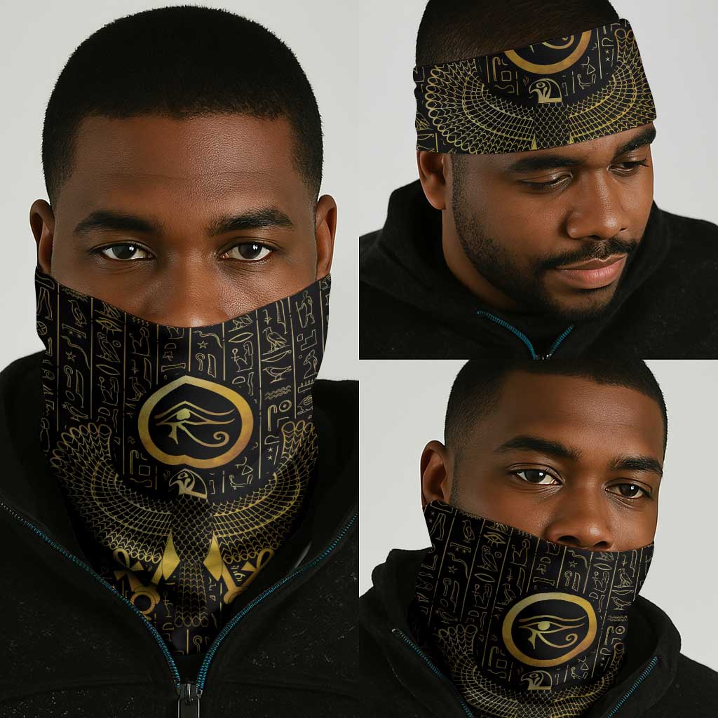 Ancient Egyptian Neck Gaiter Horus Falcon God LT15