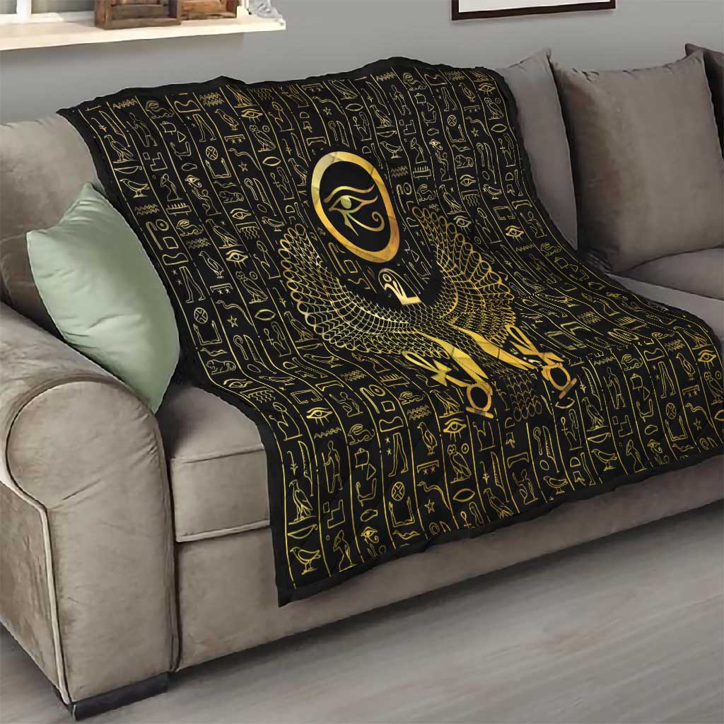 Ancient Egyptian Quilt Horus Falcon God