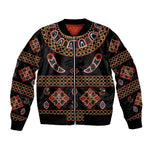 Cameroon Traditional Toghu Pattern Bomber Jacket