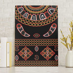 Cameroon Traditional Toghu Pattern Canvas Wall Art
