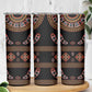 Cameroon Traditional Toghu Pattern Skinny Tumbler