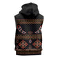 Cameroon Traditional Toghu Pattern Sleeveless Hoodie - African Pride