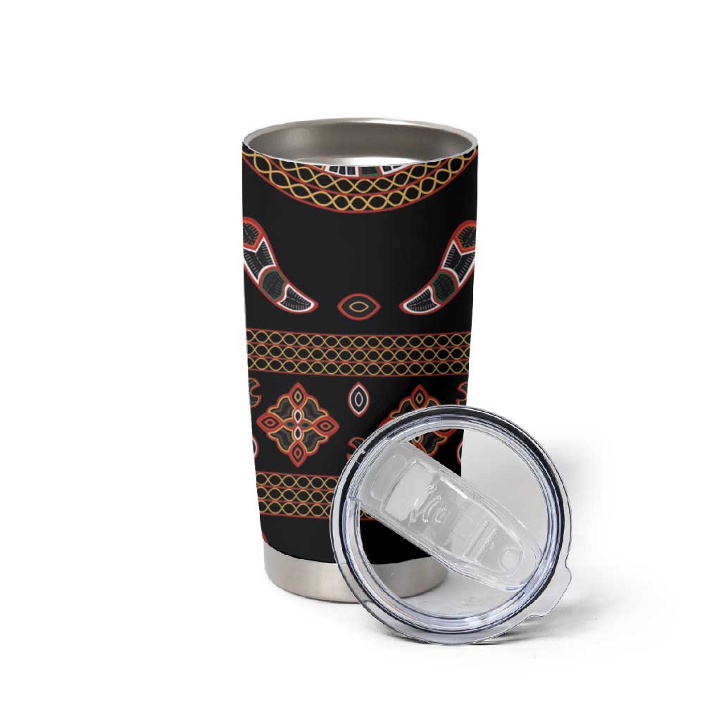 Cameroon Traditional Toghu Pattern Tumbler Cup