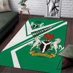 Nigeria Coat Of Arms Sporty Style Area Rug
