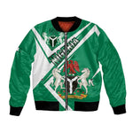 Nigeria Coat Of Arms Sporty Style Bomber Jacket