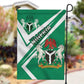 Nigeria Coat Of Arms Sporty Style Garden Flag