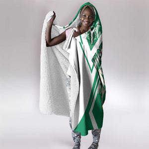 Nigeria Coat Of Arms Sporty Style Hooded Blanket