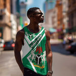 Nigeria Coat Of Arms Sporty Style Men Tank Top