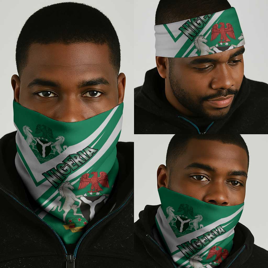 Nigeria Coat Of Arms Sporty Style Neck Gaiter LT15