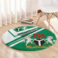 Nigeria Coat Of Arms Sporty Style Round Carpet