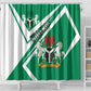 Nigeria Coat Of Arms Sporty Style Shower Curtain