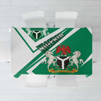 Nigeria Coat Of Arms Sporty Style Tablecloth