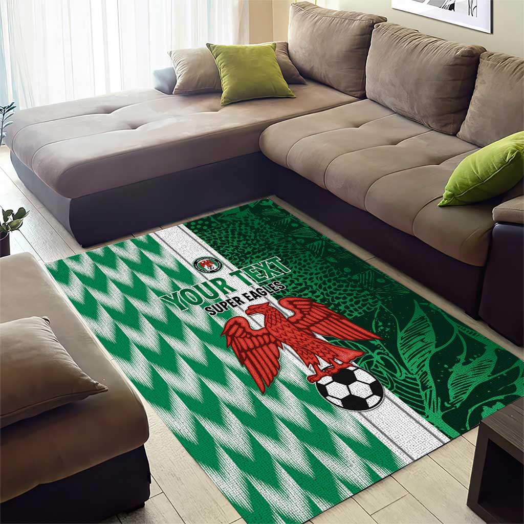Custom Nigeria Football Area Rug Go Champions