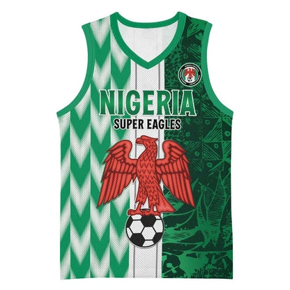 Custom Nigeria Football Basketball Jersey Go Champions LT15