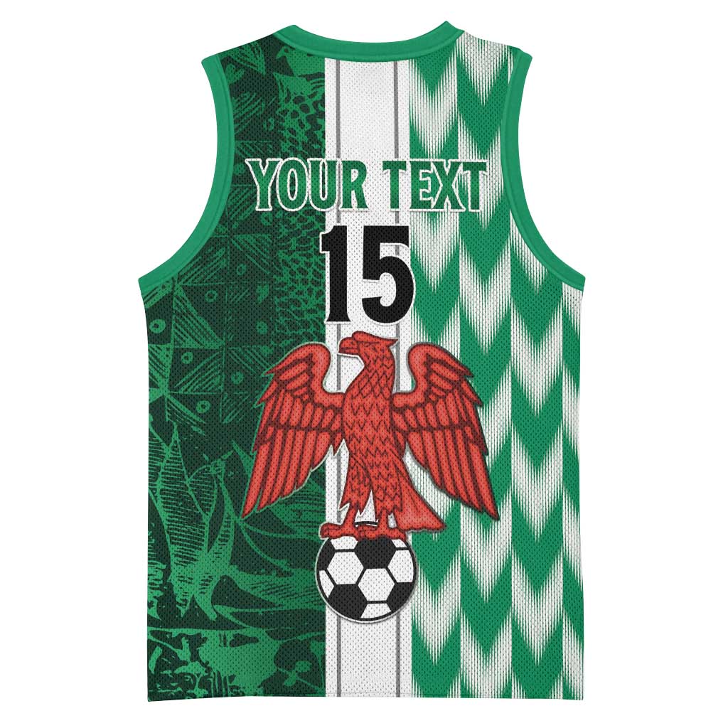 Custom Nigeria Football Basketball Jersey Go Champions LT15