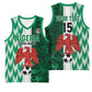 Custom Nigeria Football Basketball Jersey Go Champions LT15