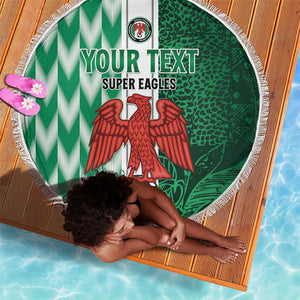 Custom Nigeria Football Beach Blanket Go Champions