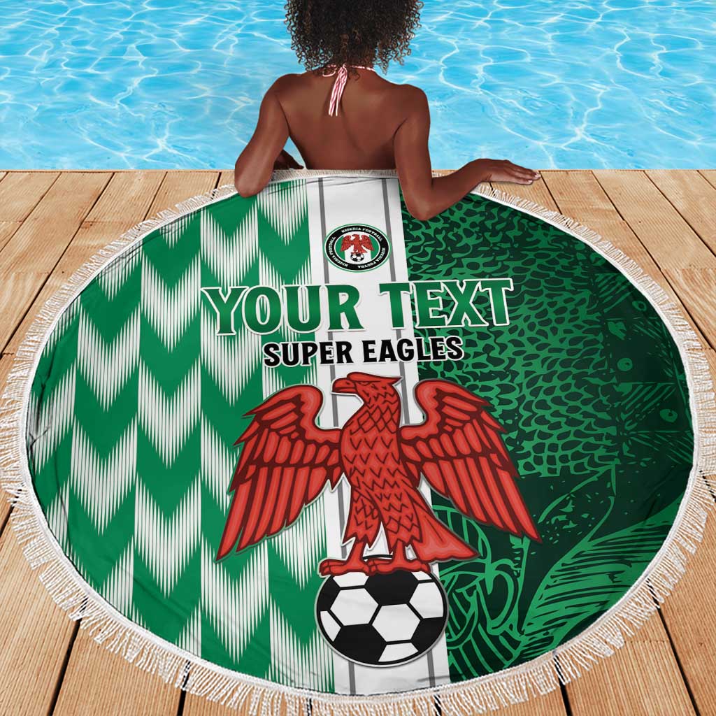 Custom Nigeria Football Beach Blanket Go Champions