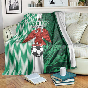 Custom Nigeria Football Blanket Go Champions