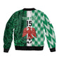Custom Nigeria Football Bomber Jacket Go Champions