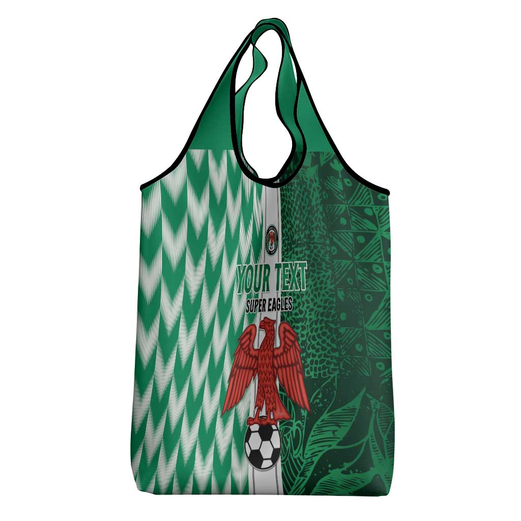 Custom Nigeria Football Grocery Bag Go Champions