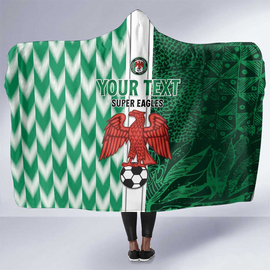 Custom Nigeria Football Hooded Blanket Go Champions