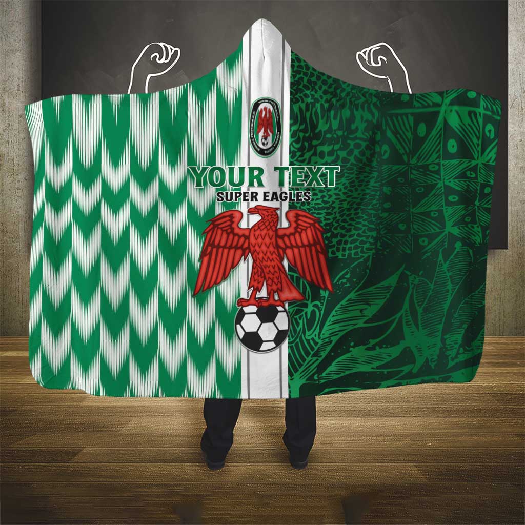 Custom Nigeria Football Hooded Blanket Go Champions