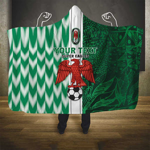 Custom Nigeria Football Hooded Blanket Go Champions